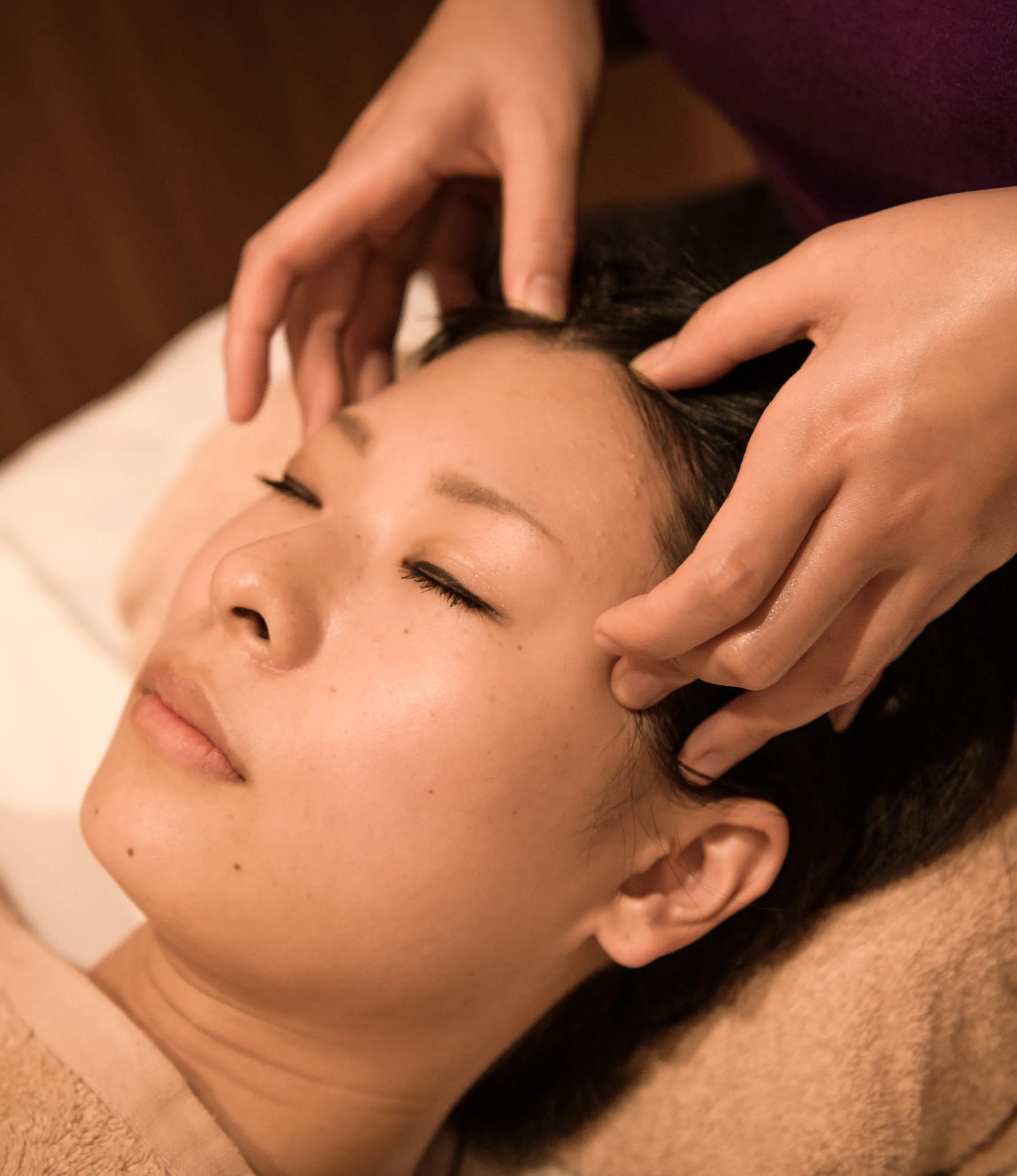 頭のマッサージ